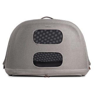 Tavo Pets Crispin large crash-tested pet travel cabin crate in Merle gray