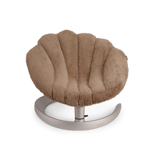 the shell pet bed in the fashion caramel