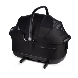 Tavo Pets Maeve iso6x crash tested pet car seat in Onyx black with isofix latches