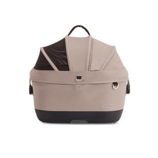 Maeve iso5x pet car seat in the fawn fashion shown from the front