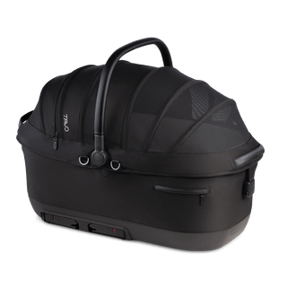 Tavo Pets Maeve ixo7x L crash tested pet car seat in Onyx black integrated isofix latches on the left side