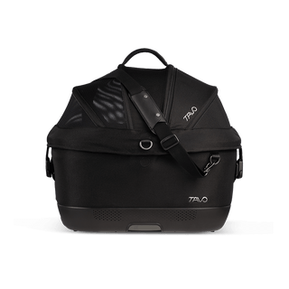Tavo Pets Maeve iso5x crash tested dog car seat in Black onyx with shoulder strap
