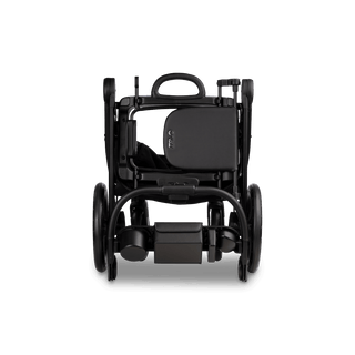 The Adapter for Hendrick Pet Car Seat attached to the Roscoe Stroller frame while folded