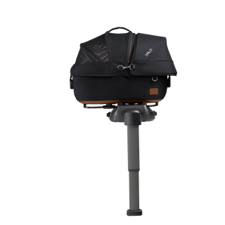 small pet car seat on base