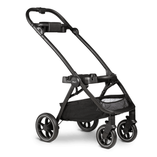 Pet stroller frame on angle