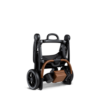 Compact folded pet stroller frame
