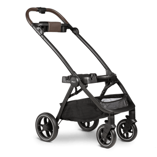 Pet stroller frame on angle