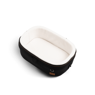 small pet bed with plush lining