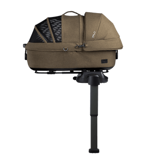 medium pet car seat on base