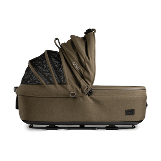 medium pet bed with mesh panels in canopy