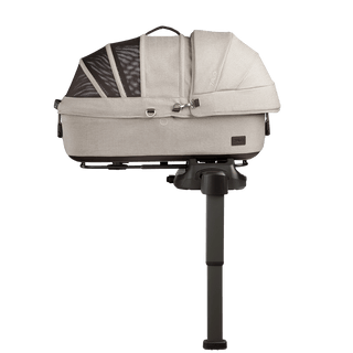 medium pet car seat on base