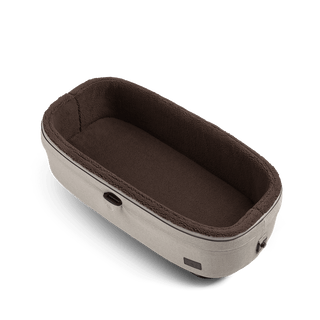 medium pet bed with plush lining