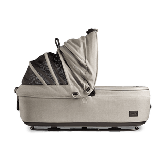 medium pet bed with mesh panels in canopy