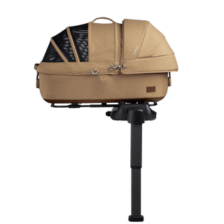 medium pet car seat on base