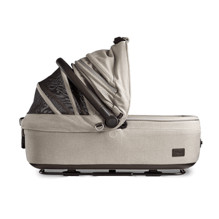 medium pet bed with mesh panels in canopy