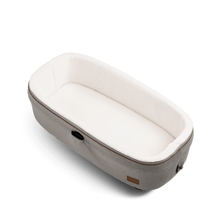 medium pet bed with plush lining