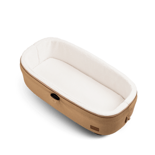 medium pet bed with plush lining