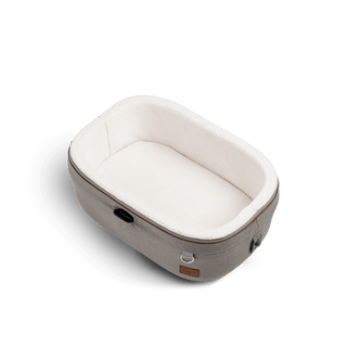 small pet bed with plush lining