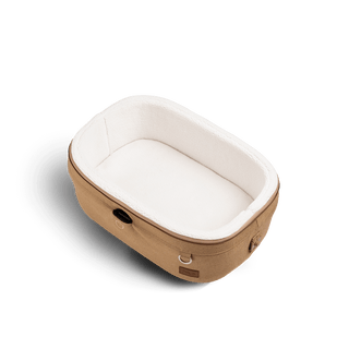 small pet bed with plush lining